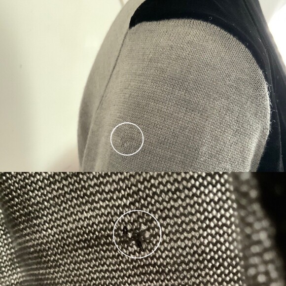 J. Crew Two Toned Sweater Long Sleeve Button Front FLAWED S - Picture 5 of 14